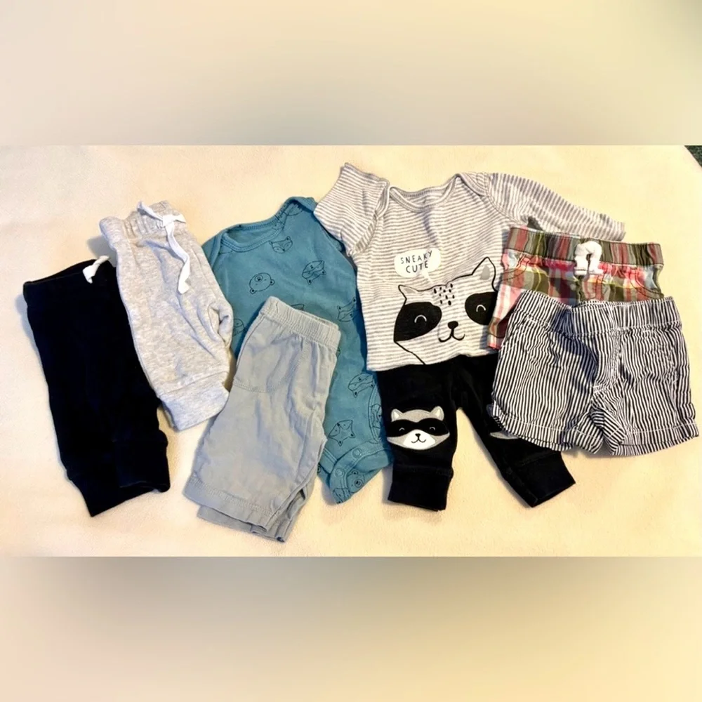 31pcs Newborn Boys Clothing & 1 Pair Shoes - Picture 5 of 15